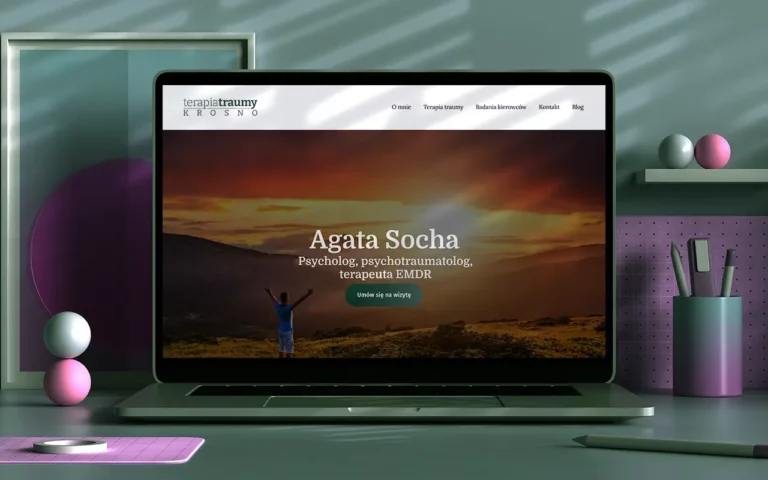 Strona internetowa dla gabinetu psychologicznego z Krosna